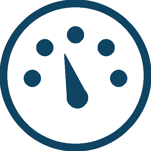 dashboard line icon blue