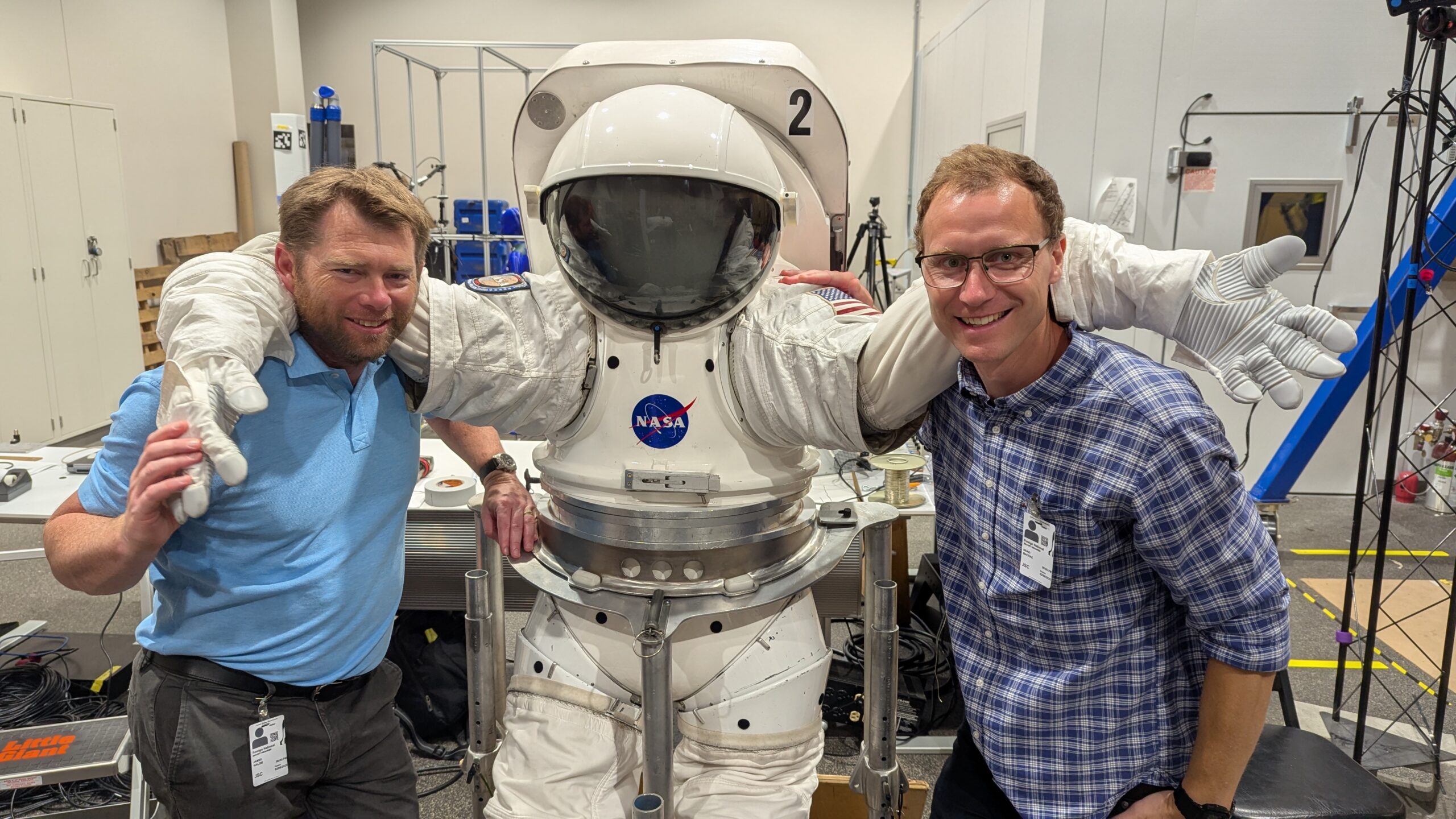 James and Braid at NASA scaled